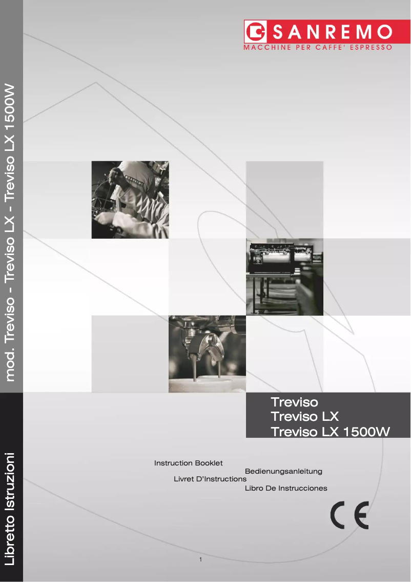 Page n°1 - Manuel utilisateur Sanremo Treviso