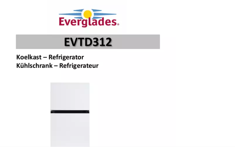 Page 1 de la notice Manuel utilisateur Everglades EVTD312