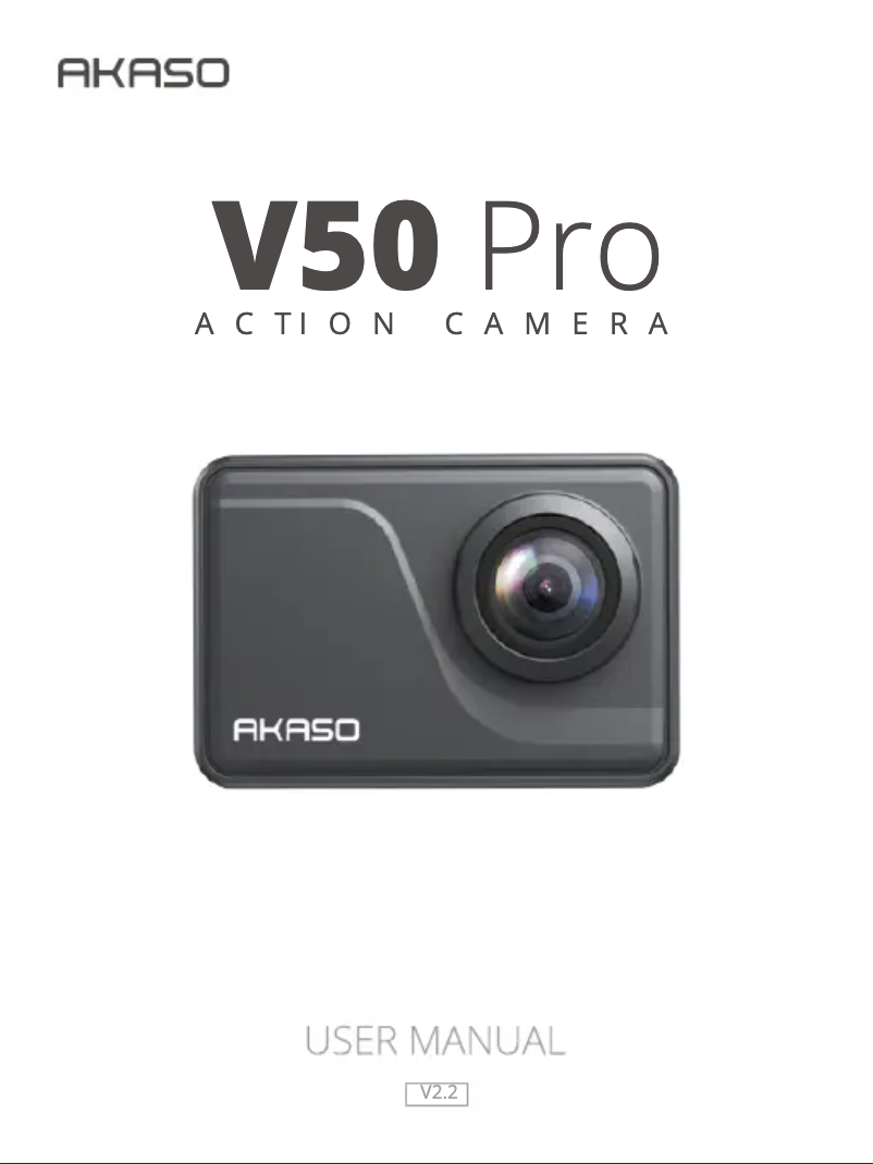 Image de la première page du manuel de l'appareil V50 Pro