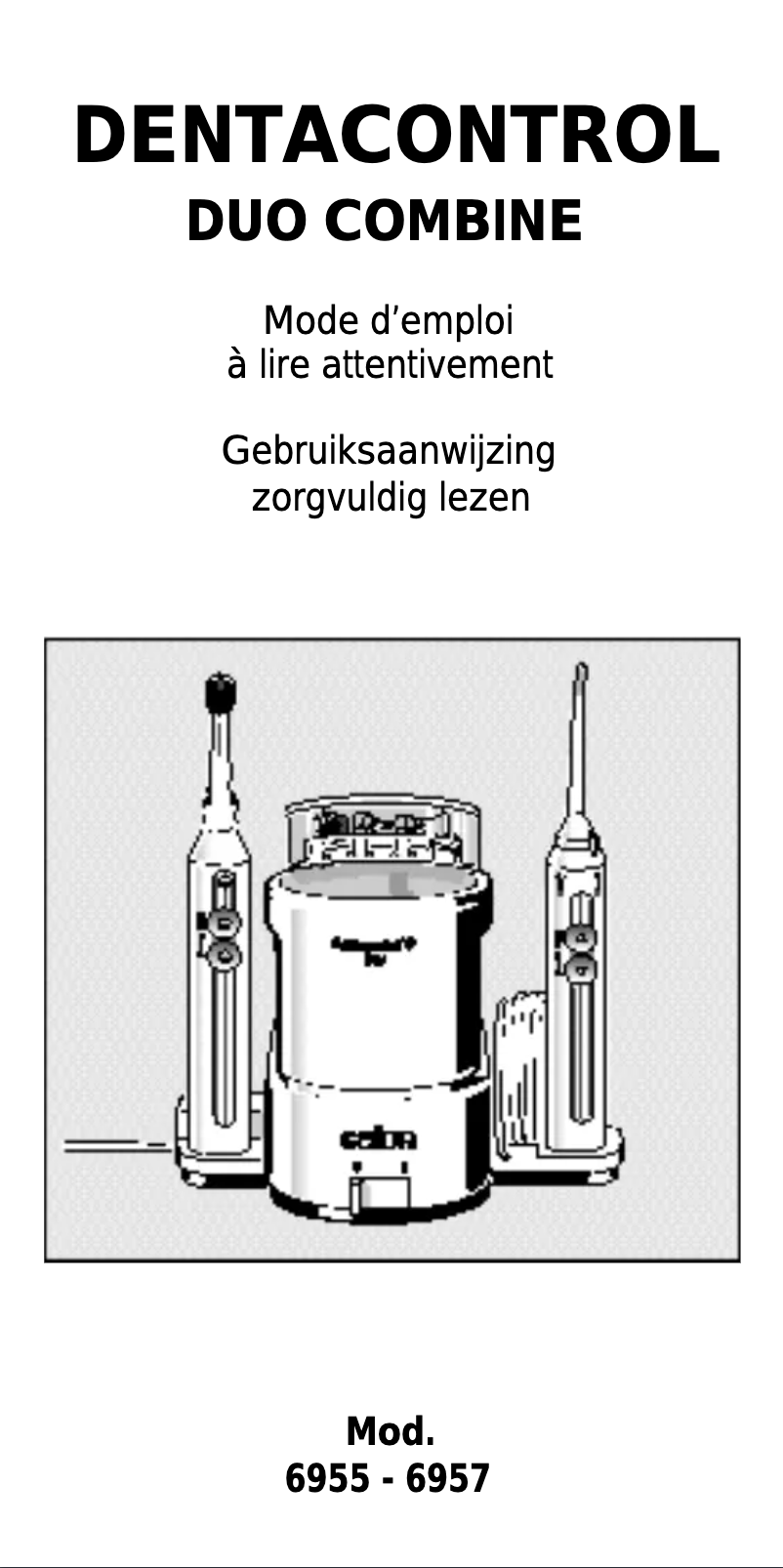 Image de la première page du manuel de l'appareil Dentacontrol Duo Combine 6957