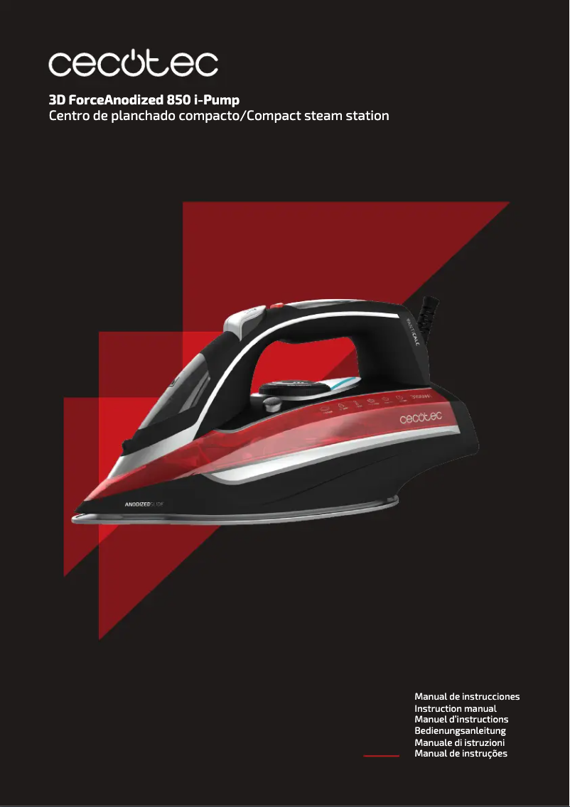 Image de la première page du manuel de l'appareil 3D ForceAnodized 850 i-Pump