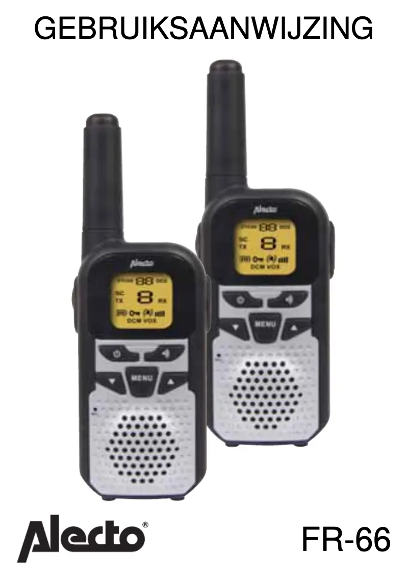 Image de la première page du manuel de l'appareil FR-66 Twinset