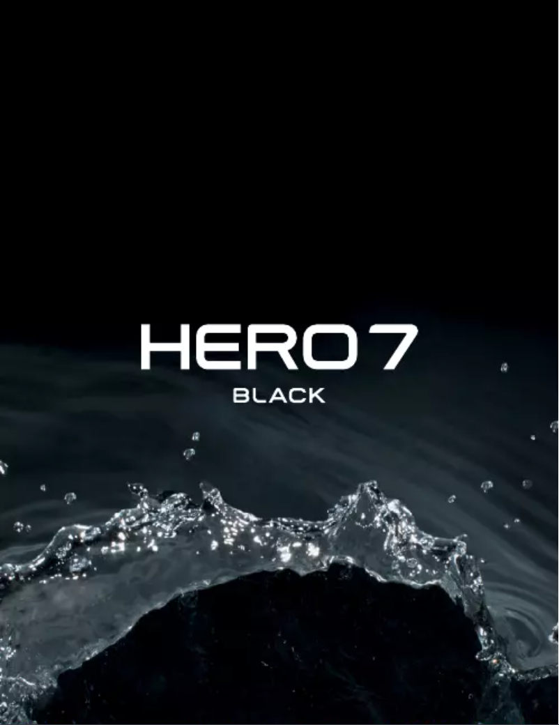 Page 1 de la notice Manuel utilisateur GoPro HERO 7 White