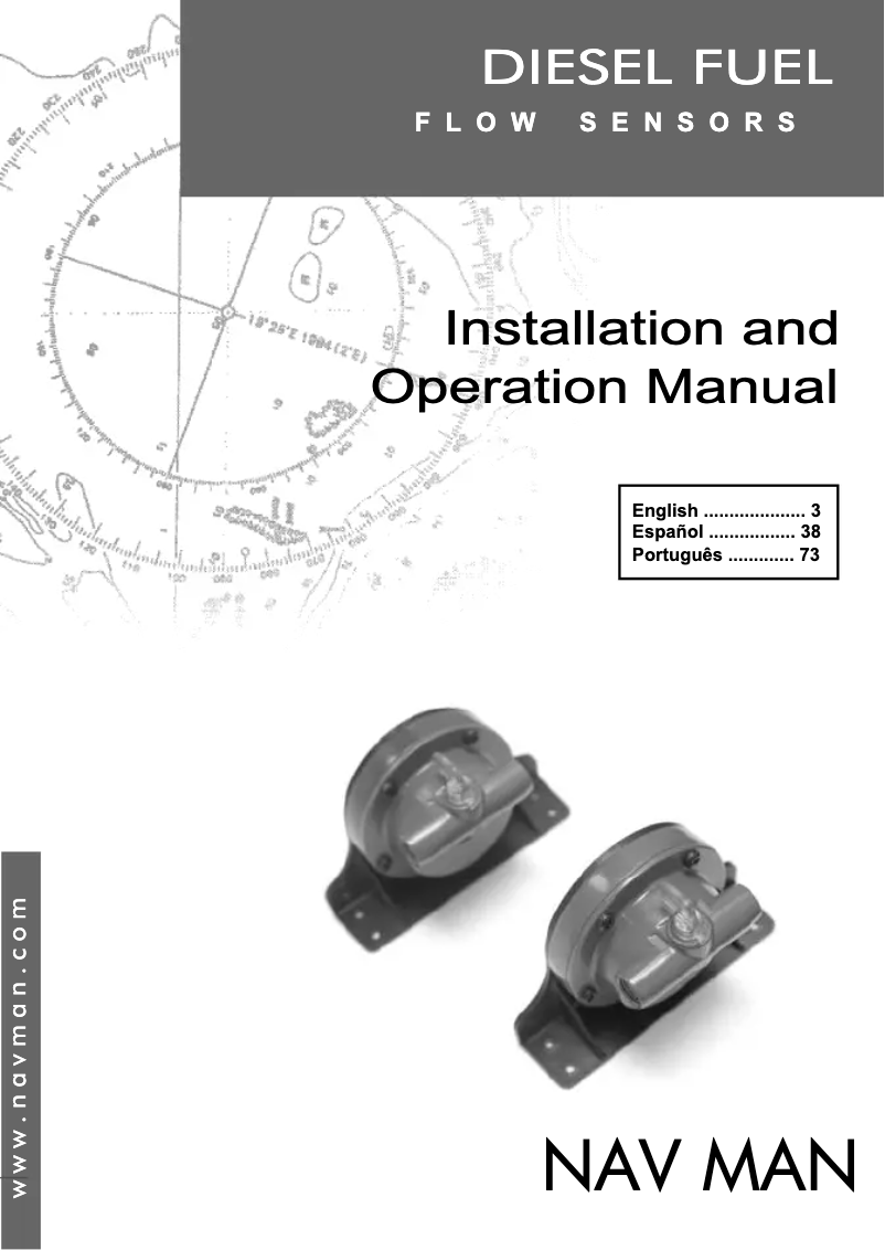Page n°1 - Manuel utilisateur Navman Diesel Fuel Flow Sensors