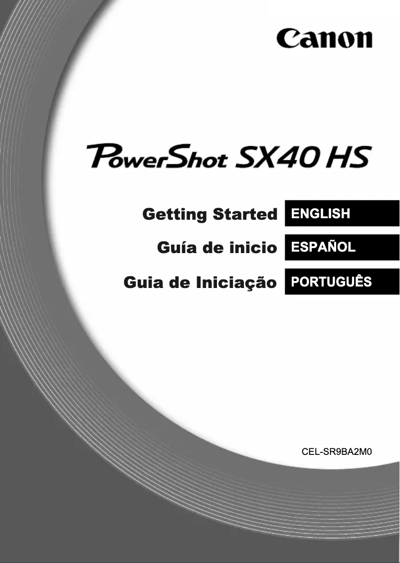 Page 1 de la notice Manuel utilisateur Canon PowerShot SX40 HS