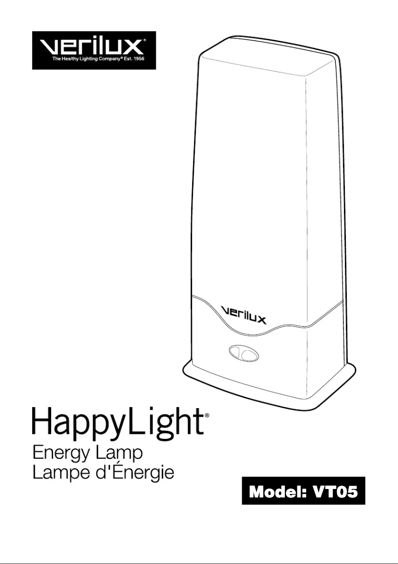 Página 1 del manual Manual de usuario Verilux HappyLight 6000