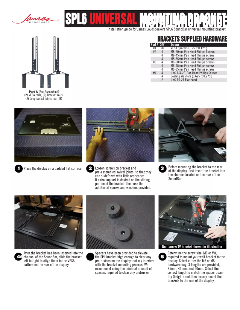 Image de la première page du manuel de l'appareil SPL6QLCR