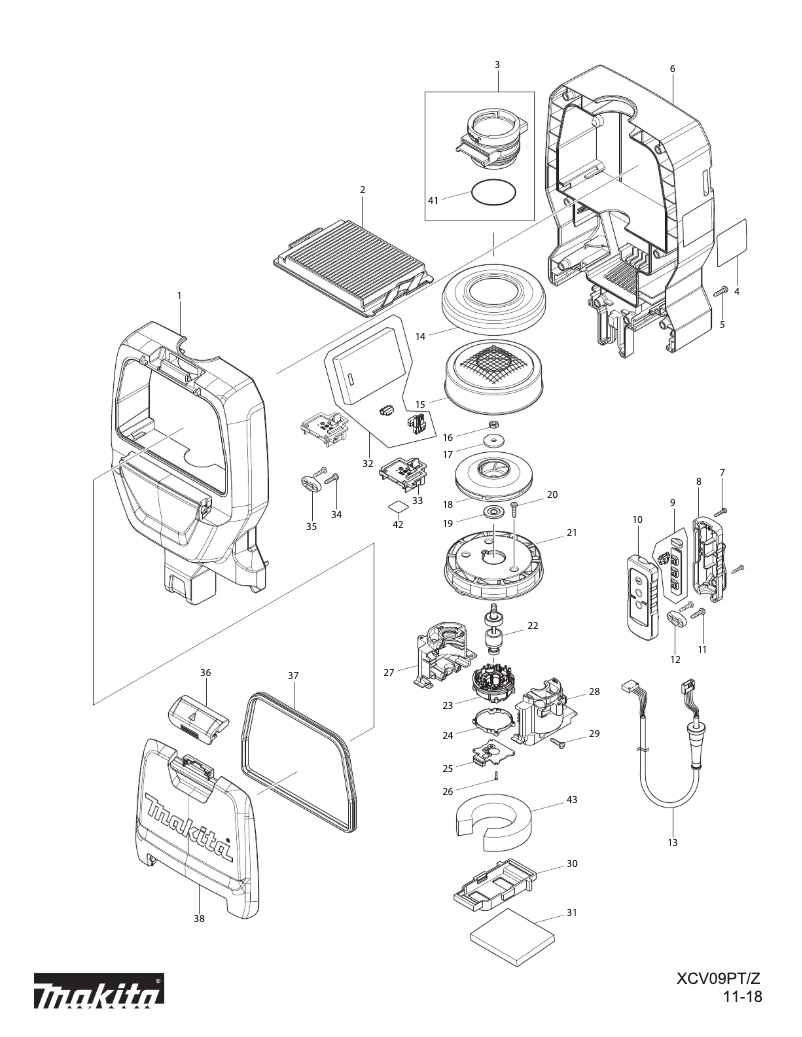 Image de la première page du manuel de l'appareil XCV09PT