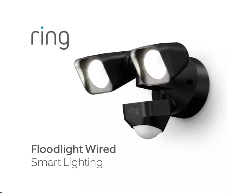 Image de la première page du manuel de l'appareil Smart Lighting Floodlight Wired