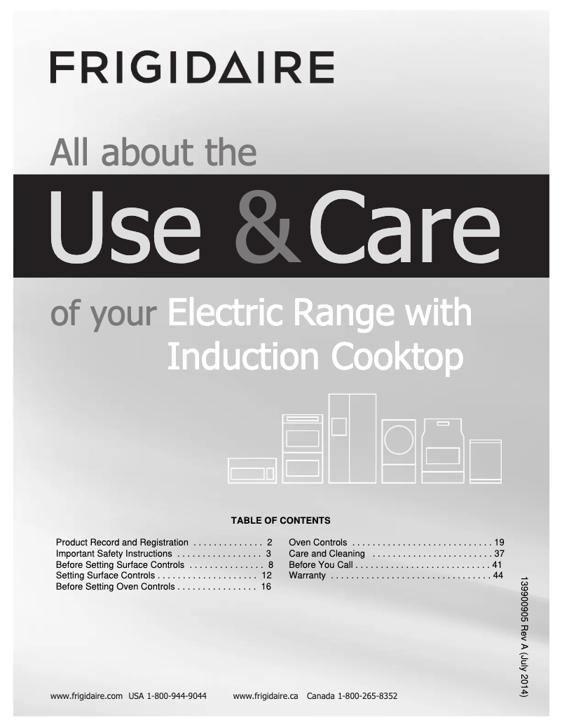 Image de la première page du manuel de l'appareil FGIS3065PF