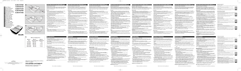 Page n°1 - Manuel utilisateur Philips MultiLife SCB5350NB