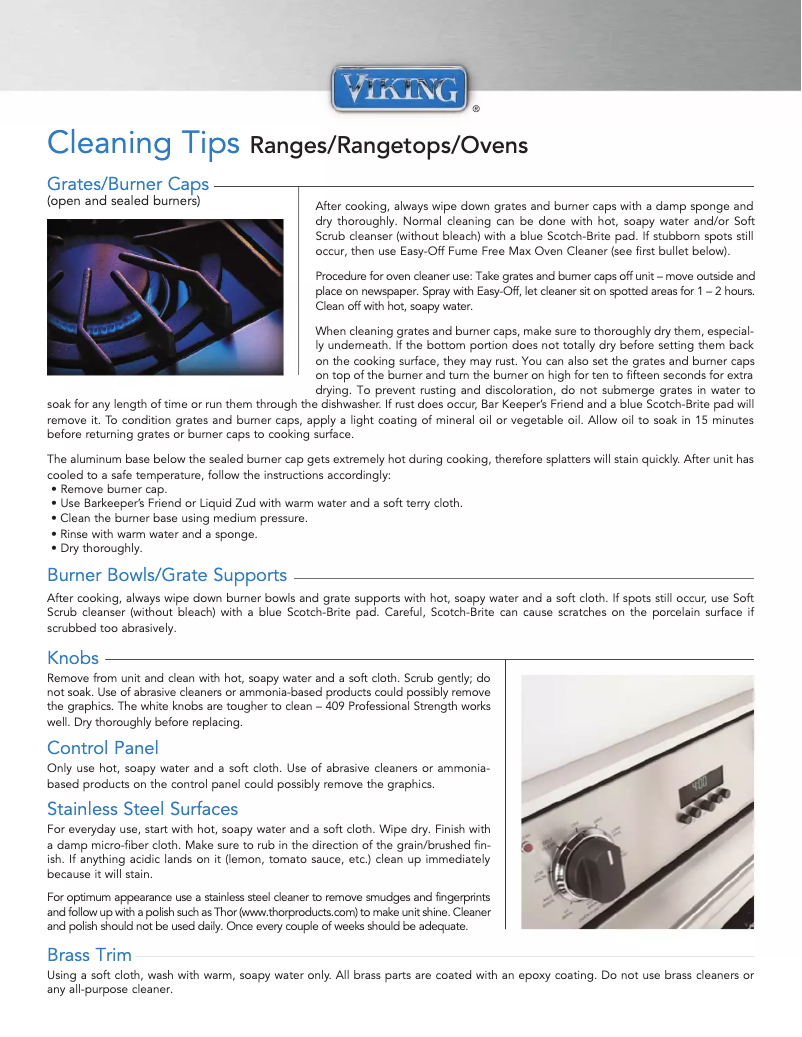 Imagen de la primera página del manual del dispositivo VGR5366BRELP