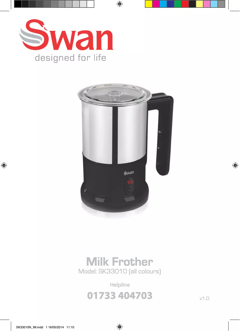 Image de la première page du manuel de l'appareil SK33010BLKN