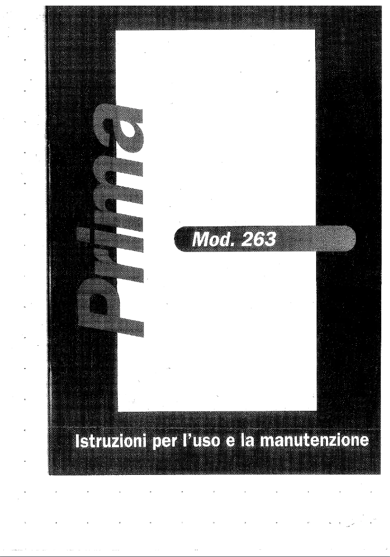 Page 1 de la notice Manuel utilisateur Necchi Prima 263
