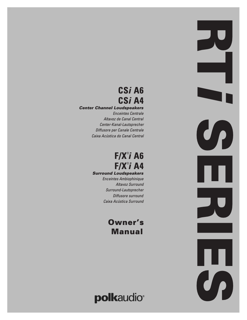 Imagen de la primera página del manual del dispositivo CSi A4