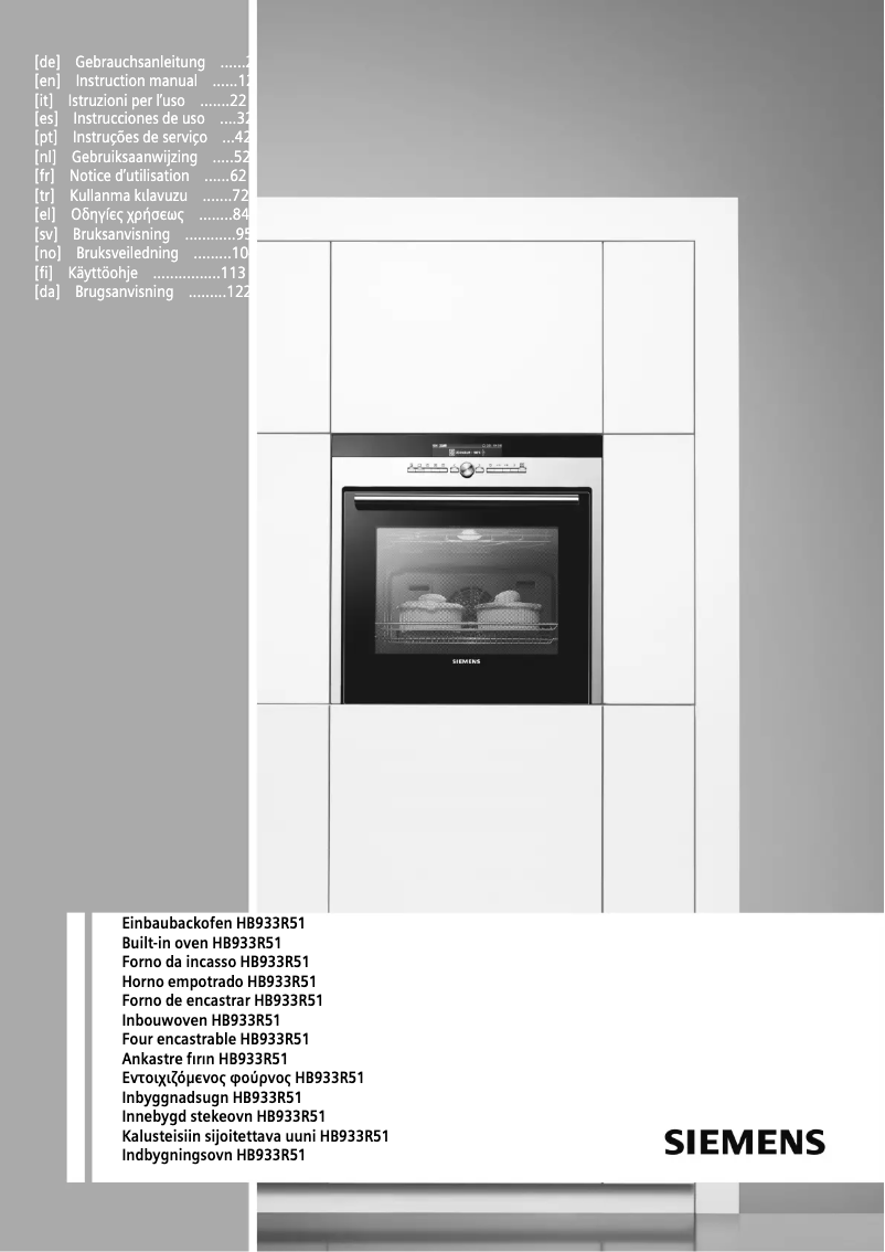 Page n°1 - Manuel utilisateur Atag OS6024AL