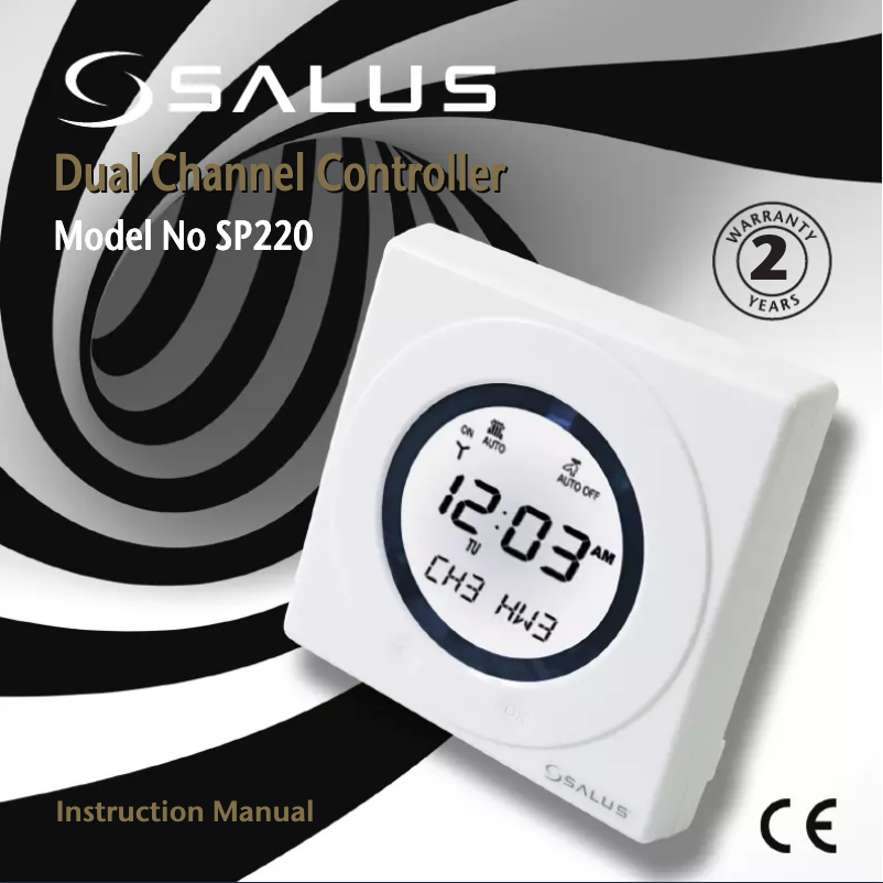 Page 1 de la notice Manuel utilisateur Salus SP220