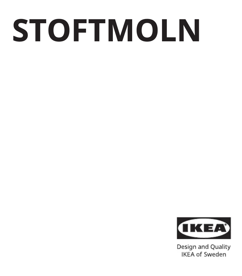 Page 1 de la notice Manuel utilisateur Ikea STOFTMOLN 205.055.51