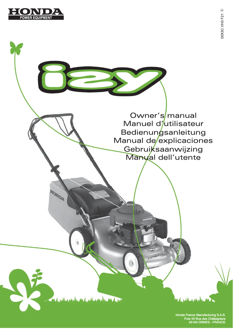 Page n°1 - Manuel utilisateur Honda izy