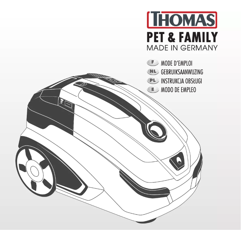 Page n°1 - Manuel utilisateur Thomas Aqua + Pet & Family 788568