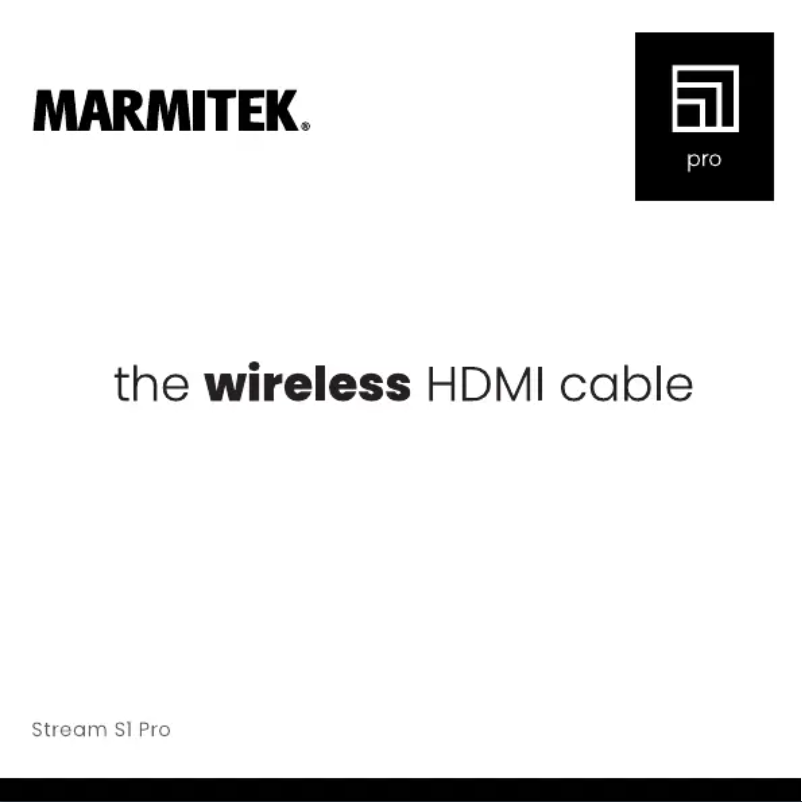 Image de la première page du manuel de l'appareil Stream S1 Pro