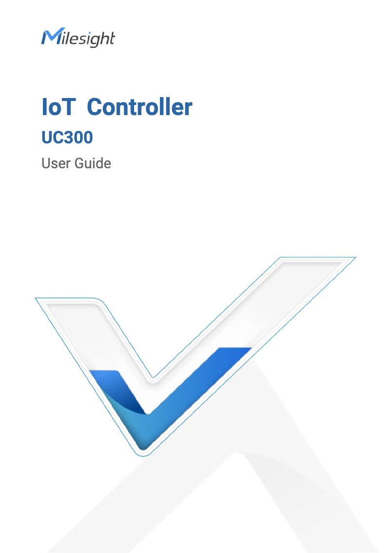 Page 1 de la notice Manuel utilisateur Milesight UC300