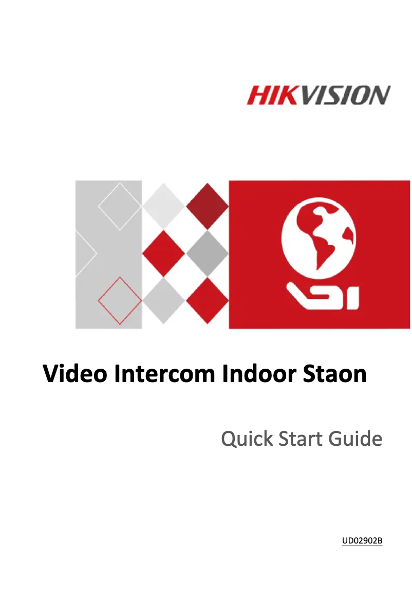 Page n°1 - Mode d'emploi Hikvision DS-KH6210