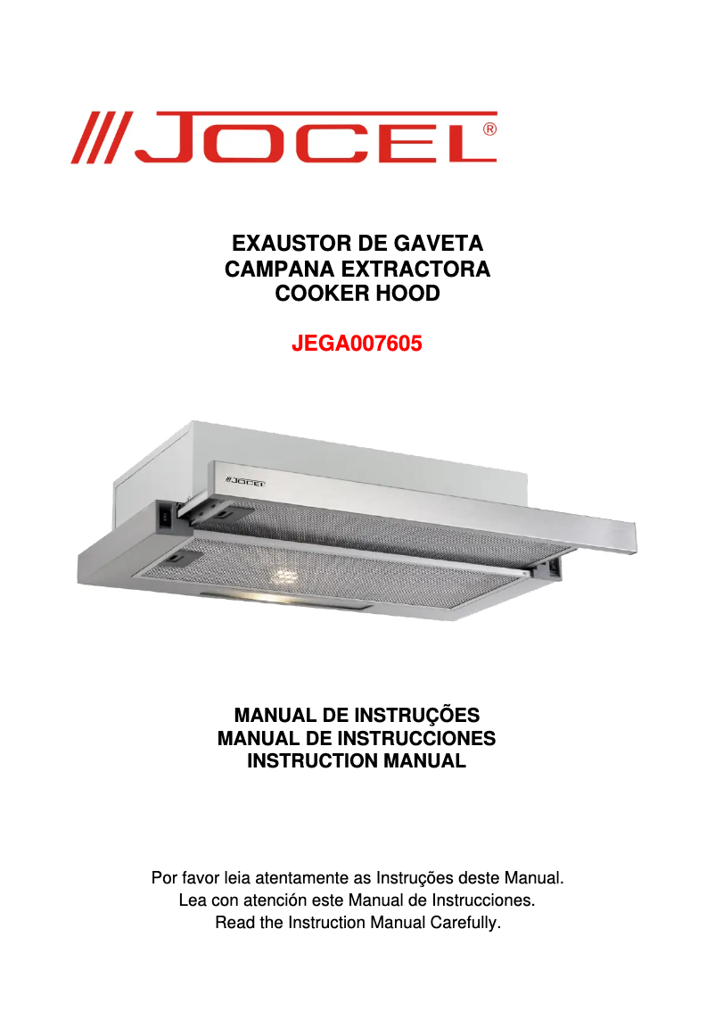 Image de la première page du manuel de l'appareil JEGA007605