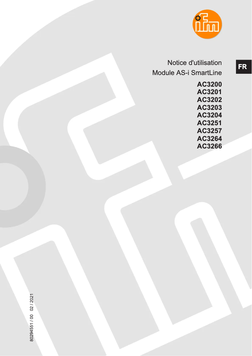 Página 1 del manual Manual de usuario IFM AC3201