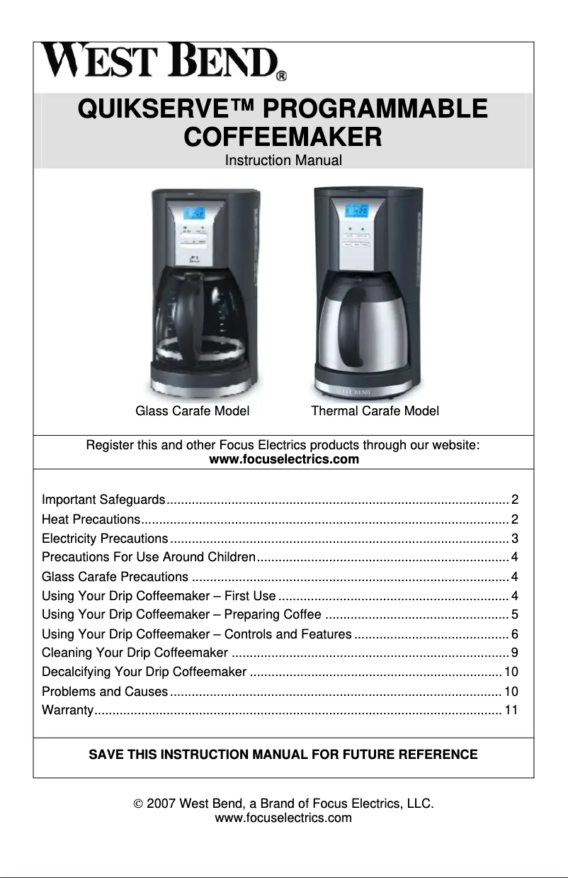 Imagen de la primera página del manual del dispositivo 56710