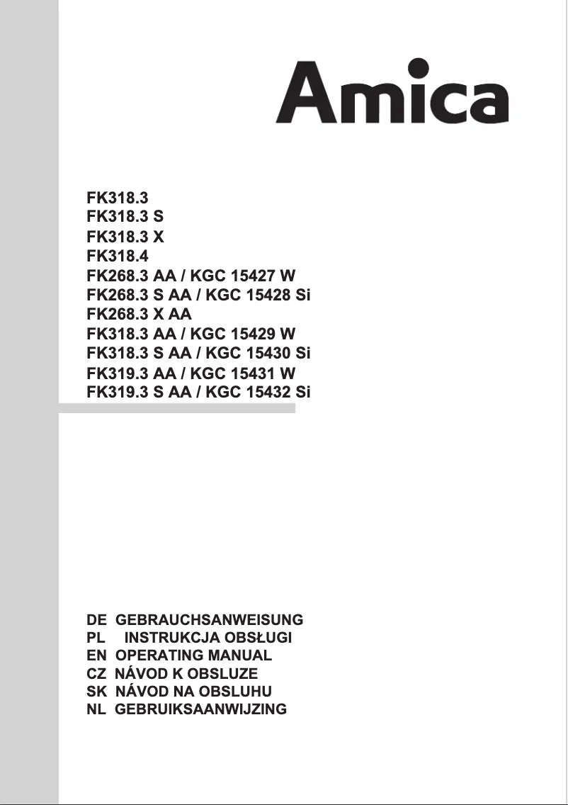 Image de la première page du manuel de l'appareil KGC 15429 W