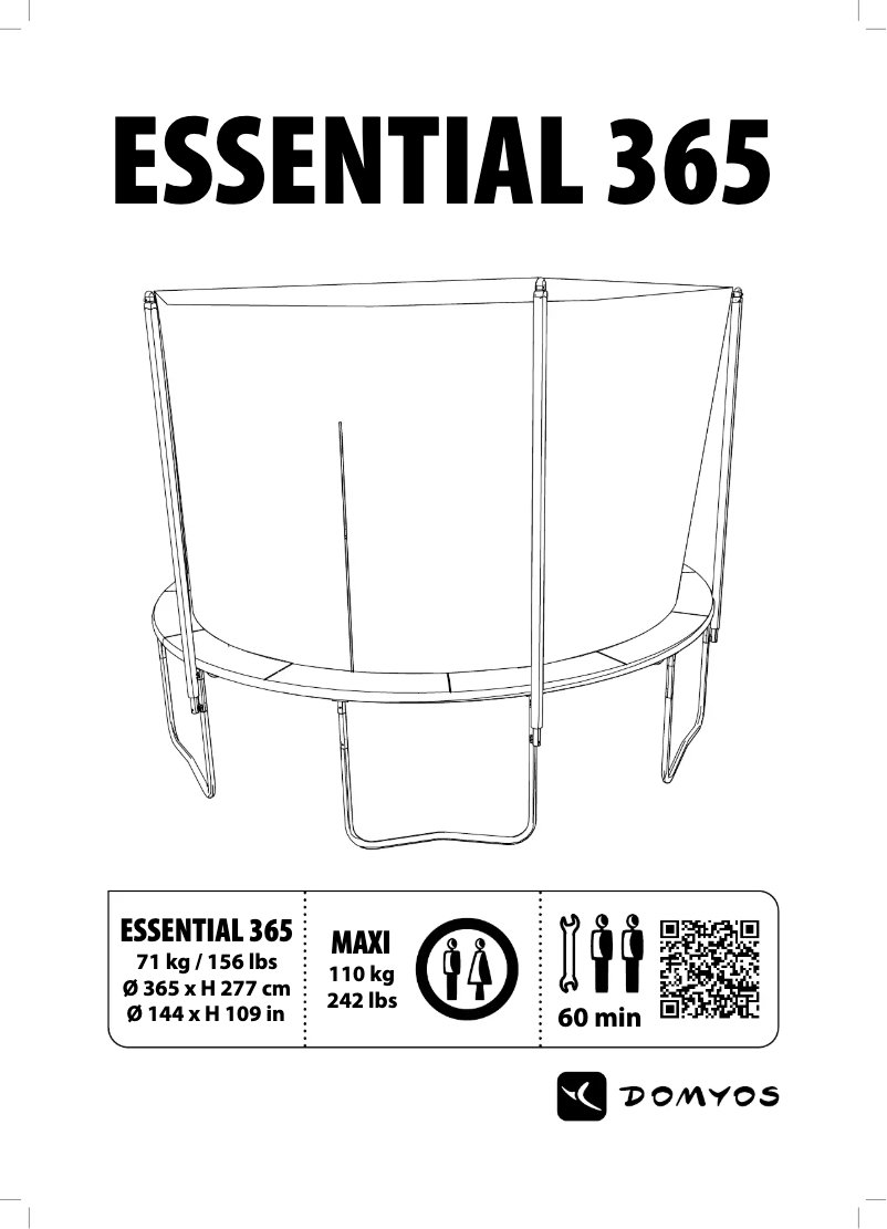 Página 1 del manual Manual de usuario Domyos ES 365