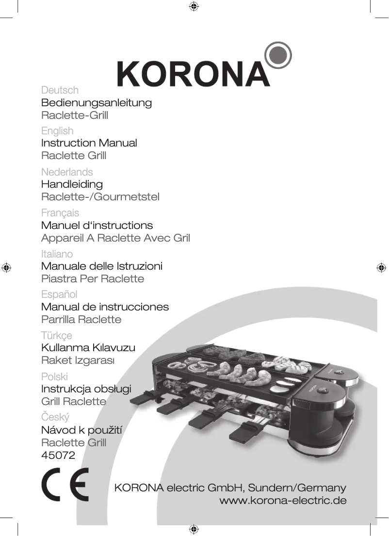 First page image of the manual for 45072