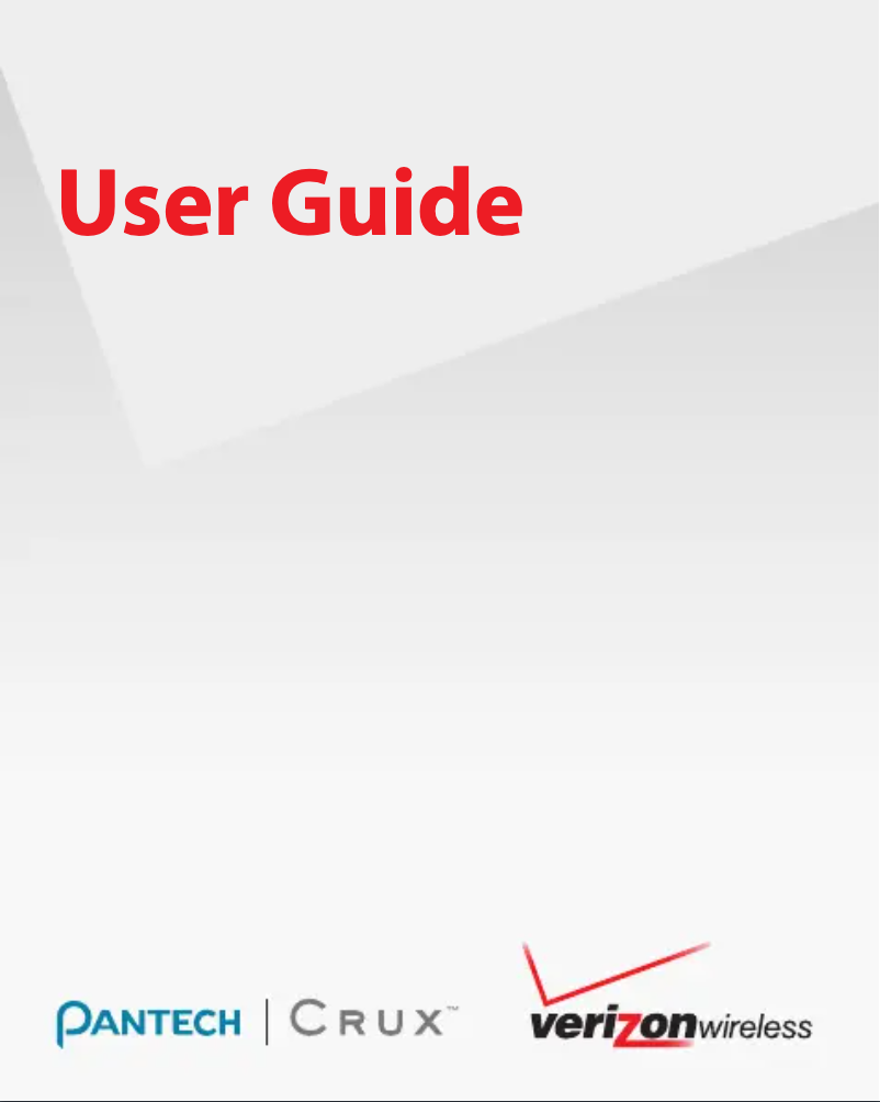 Image de la première page du manuel de l'appareil Crux