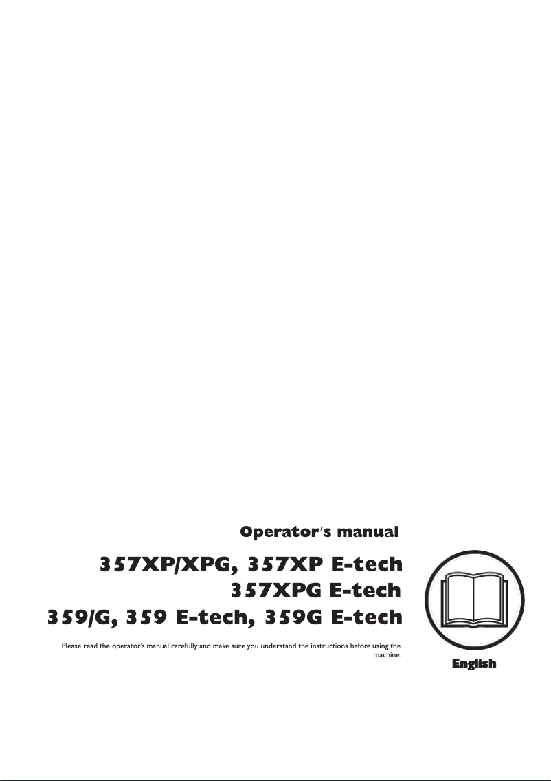 Page 1 de la notice Manuel utilisateur Husqvarna 357 XP