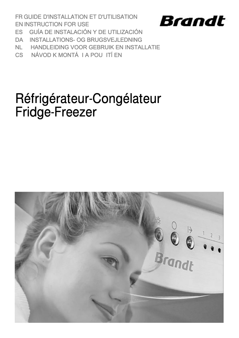 Página 1 del manual Manual de usuario Brandt BFD5651BW