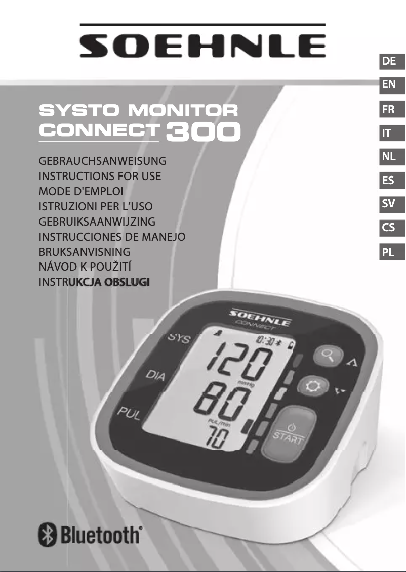 Page 1 of the manual User Manual Soehnle Systo Monitor Connect 300