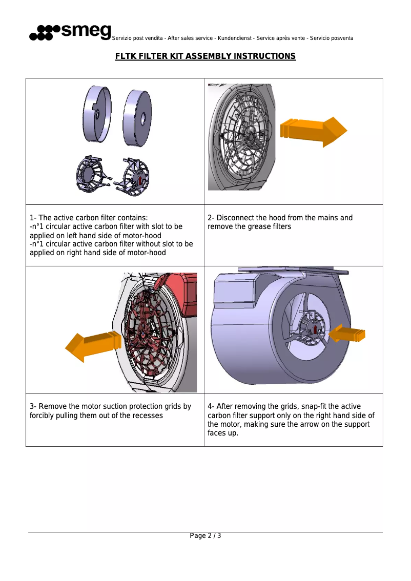 Page 1 de la notice Mode d'emploi Smeg FLTK-1