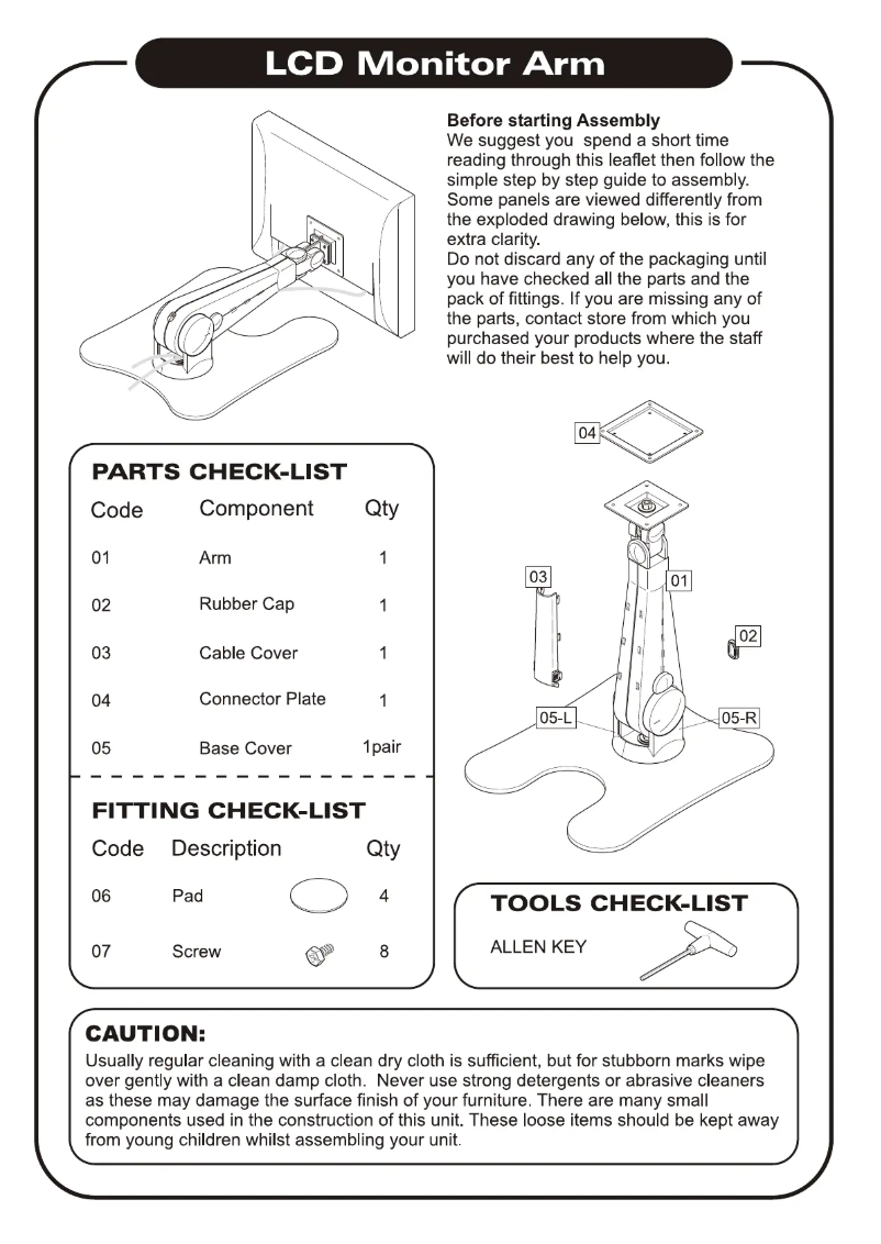 Page n°1 - Manuel utilisateur Newstar FPMA-D300