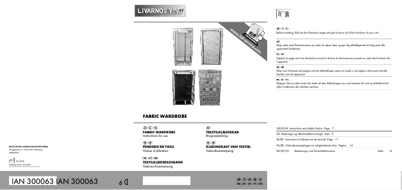 Page n°1 - Manuel utilisateur Livarno Lux IAN 300063