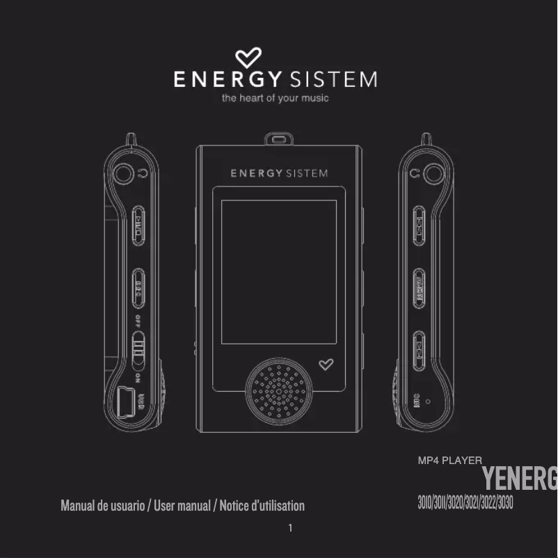 Page n°1 - Manuel utilisateur Energy Sistem Energy 3011