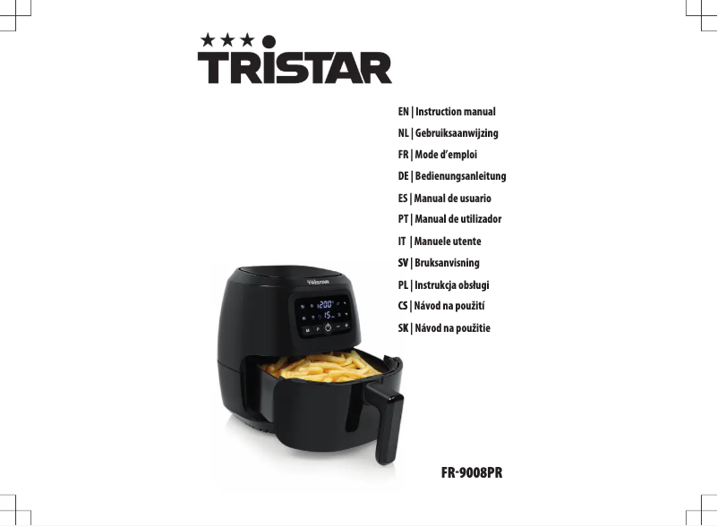 Page 1 de la notice Manuel utilisateur TriStar FR-9008PR