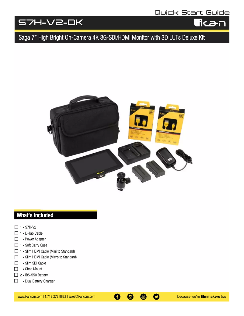 First page image of the manual for S7H-V2-DK