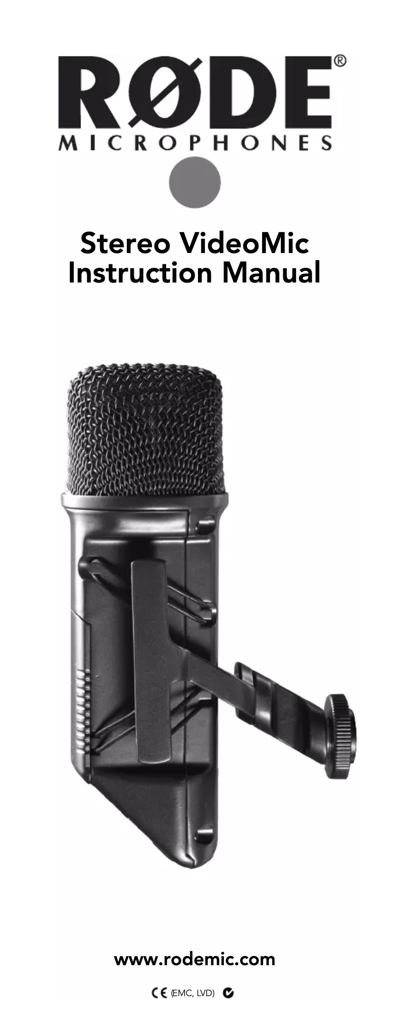 Page 1 de la notice Manuel utilisateur Røde Stereo VideoMic