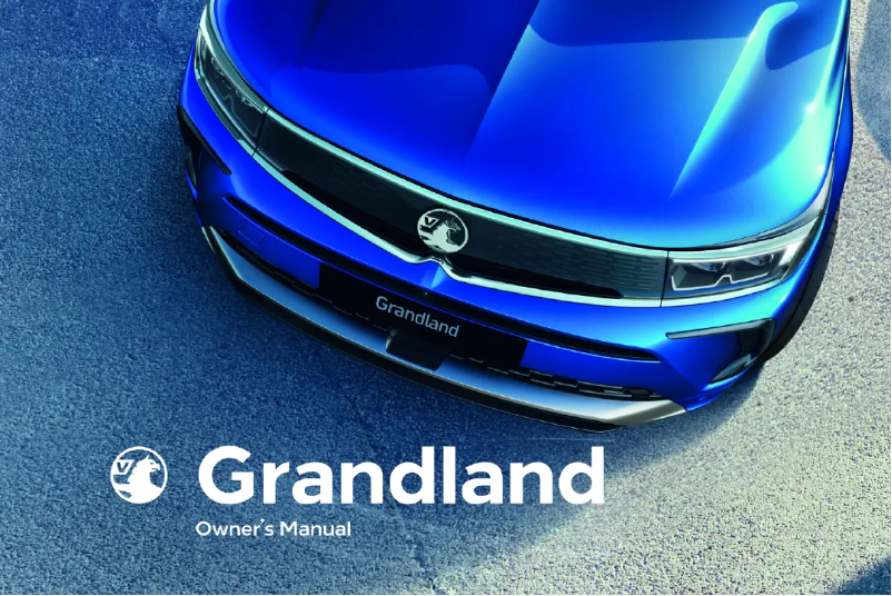 Page 1 de la notice Manuel utilisateur Opel Grandland (2021)