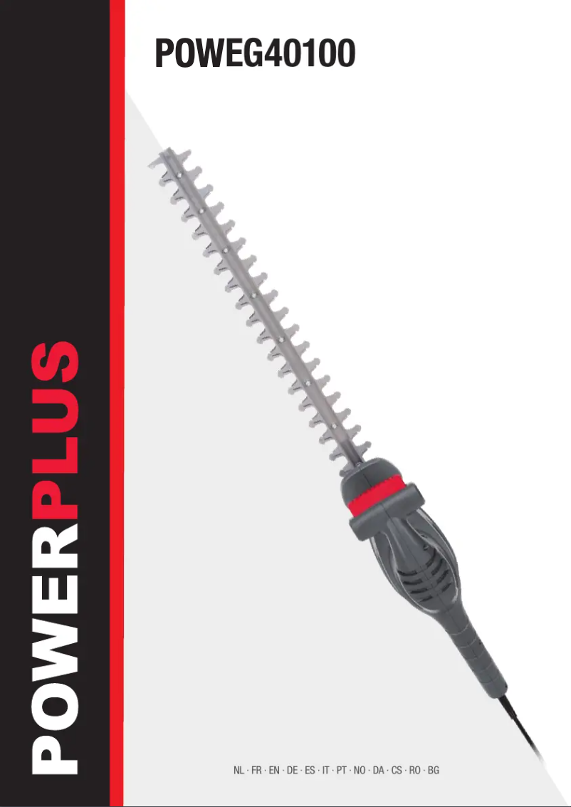 Image de la première page du manuel de l'appareil POWEG40100