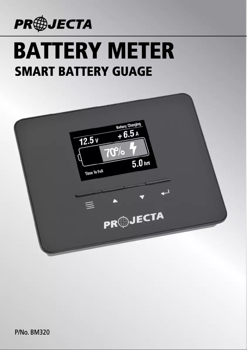 Page 1 de la notice Manuel utilisateur Projecta BM320