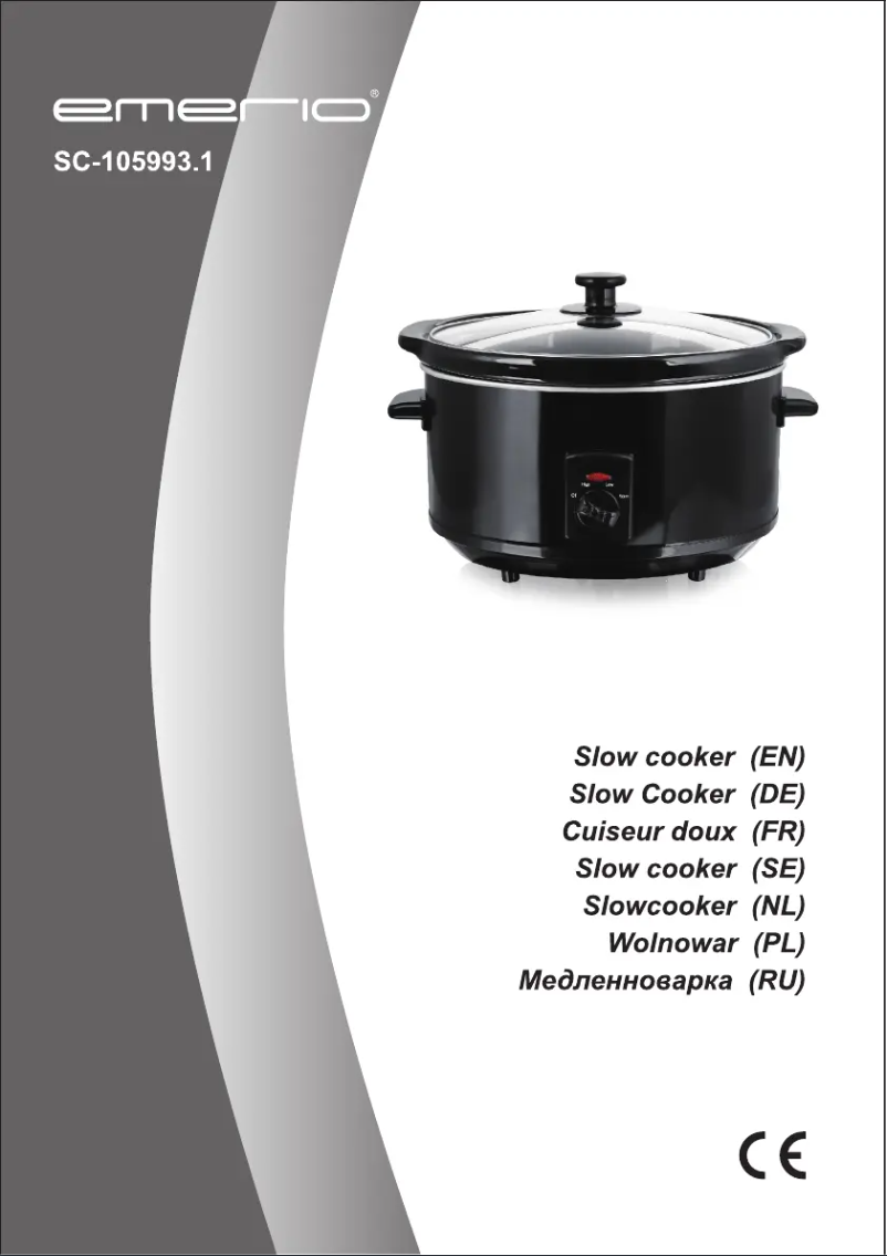 Page n°1 - Manuel utilisateur Emerio SC-105993.1