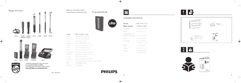 Page 1 de la notice Manuel utilisateur Philips LPL38X1