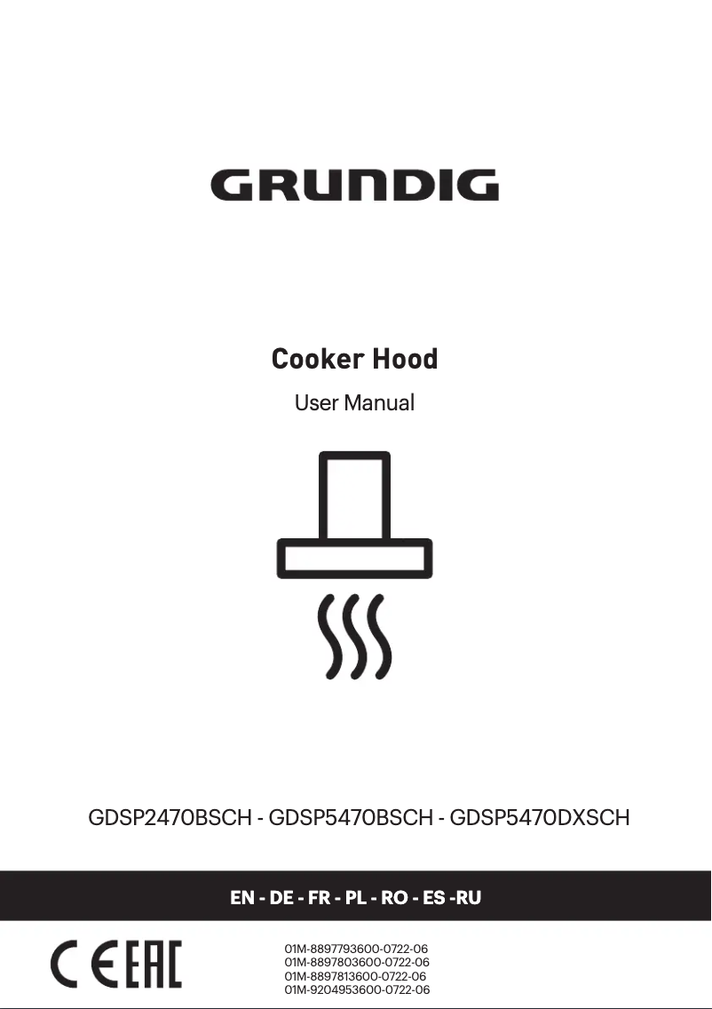 Page n°1 - Manuel utilisateur Grundig GDSP 5470 DXSCH